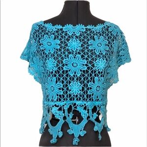 Story Of Lola NWT Women’s Crochet Crop Top XS/S
